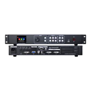 AMS-mvp300 de pantalla led con 2 tarjetas de envío, compatible con reproductor usb para procesador de vídeo de pared LED