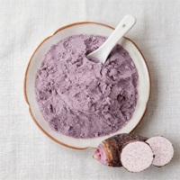 Poudre de Taro 100% Pure et Naturelle de Qualité Alimentaire, Extrait Herbal Soluble dans l'Eau pour Thé au Lait et Boissons Lactées, Conditionnement en Bouteille ou en Fût