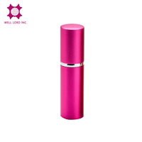 Pompe pulvérisatrice de parfum en aluminium haute performance, gravure disponible, couleur personnalisée, ODM/OEM disponible, format voyage