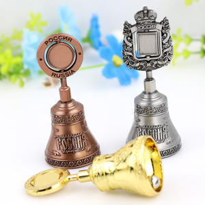 Fabrikant Prijs Souvenirs Luxe Custom Logo Zinklegering Metaal 3d Hand Diner Bel - Product Image 1