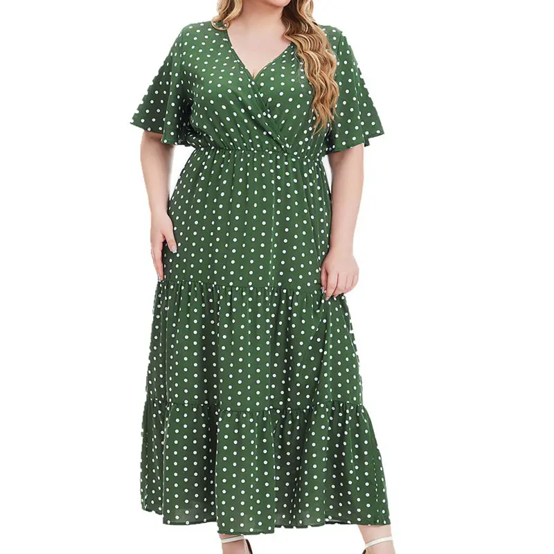 Custom Bohemian Summer Maxi Dress 2024 Vintage with Irregular Hem Sleeveless, and Oversized Floral Print Satin Dresses/