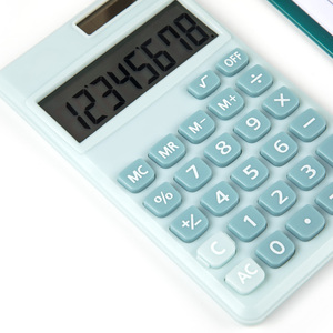 8 chữ số cao su nút máy tính di động pin và năng lượng mặt trời cung cấp điện kép điện tử máy tính bỏ túi máy tính - Product Image 4