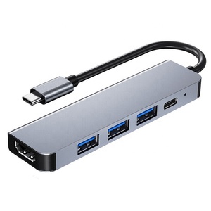 Xput đa chứ<span class=keywords><strong>c</strong></span> năng <span class=keywords><strong>USB</strong></span> <span class=keywords><strong>C</strong></span> HUB Adapter 5 trong <span class=keywords><strong>1</strong></span> <span class=keywords><strong>USB</strong></span> <span class=keywords><strong>C</strong></span> HUB Loại <span class=keywords><strong>C</strong></span> để <span class=keywords><strong>3</strong></span> <span class=keywords><strong>USB</strong></span> 4K <span class=keywords><strong>HDMI</strong></span> PD sạ<span class=keywords><strong>c</strong></span> Multiport Adapter - Product Image 1