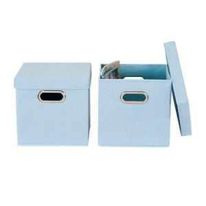2020 nuevo cubo plegable ahorra espacio de almacenamiento plegables caja con tapa y manejar los bienes domésticos para la casa - Product Image 2