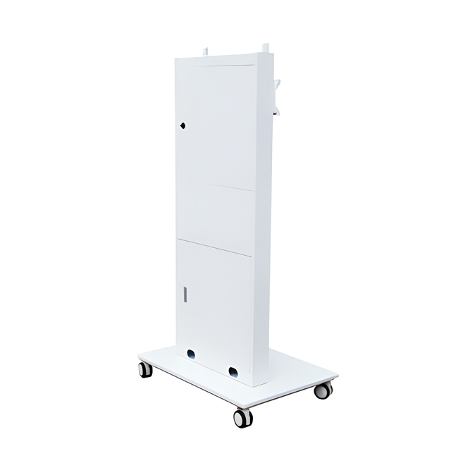 Hot Selling Modern White Carbon Steel Motorized TV Lift Stand Customizable Office/ Home TV Cart Adjustable Mount Flat Swivel