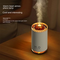 Humidificateur de bureau automatique à ultrasons pour chambre à coucher intelligente petite nouvelle Simulation flamme voiture brouillard diffuseur électrique