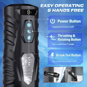 Máquina de Masturbación Masculina con Pantalla LCD, Dispositivo de Masturbación Automática con Movimiento de Empuje y Rotación, Juguetes Sexuales para Hombre - Product Image 6
