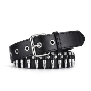Designer Ceintures Rétro Punk Style À La Mode Hommes/Femmes Y2K Personnalisé Rock Hip Alliage 3.3cm Largeur <span class=keywords><strong>Ceinture</strong></span> En Cuir En Gros - Product Image 6