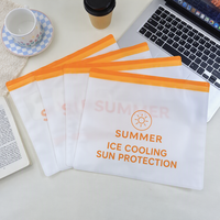 Sacs d'emballage pour exportation transfrontalière, vêtements de protection solaire, sacs en plastique PET/CPP à finition mate, sacs à vêtements à séchage rapide avec fermeture éclair