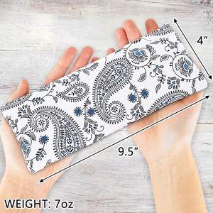 Bantal Mata Yeway Lavender Woven 100% Katun dengan Aroma Menenangkan, Dapat Dilepas & Dicuci untuk Terapi Panas/Dingin, Yoga & Meditasi - Product Image 4