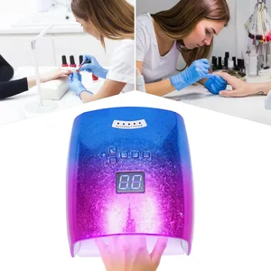 Secador de Uñas Inalámbrico con Carga, Máquina de Manicura UV + LED, Lámpara de Uñas con Temporizador y Sensor Automático, para Salón de Belleza y Principiantes - Product Image 2