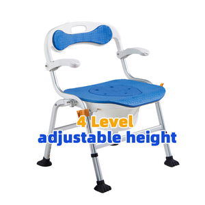 <span class=keywords><strong>Silla</strong></span> de ducha 2 <span class=keywords><strong>en</strong></span> 1 para personas mayores, sillón con inodoro portátil - Product Image 2