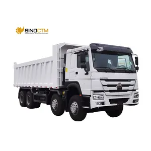 Howo 30 Cubic Meters 8 × 4ヘビーTruck SINO TRUCK 12 Wheelerダンプチッパートラック