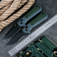 Couteau de poche de survie BM 430BK avec clip de ceinture, couteau pliant pour la randonnée en plein air, le camping, outil EDC