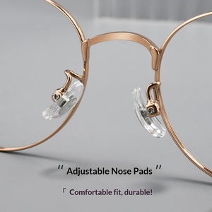 Lunettes <span class=keywords><strong>de</strong></span> <span class=keywords><strong>vue</strong></span> ovales vintage ultra-légères <span class=keywords><strong>petite</strong></span> <span class=keywords><strong>taille</strong></span> pour femmes, monture fine Danyang, verres neutres - Product Image 4