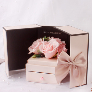 AYOYO OEM Rose Eternal Flower Jewelry Box Necklace Bracelet Jewelry Rose Christmas Valentine's Day <strong>Gift</strong> - Product Image 5