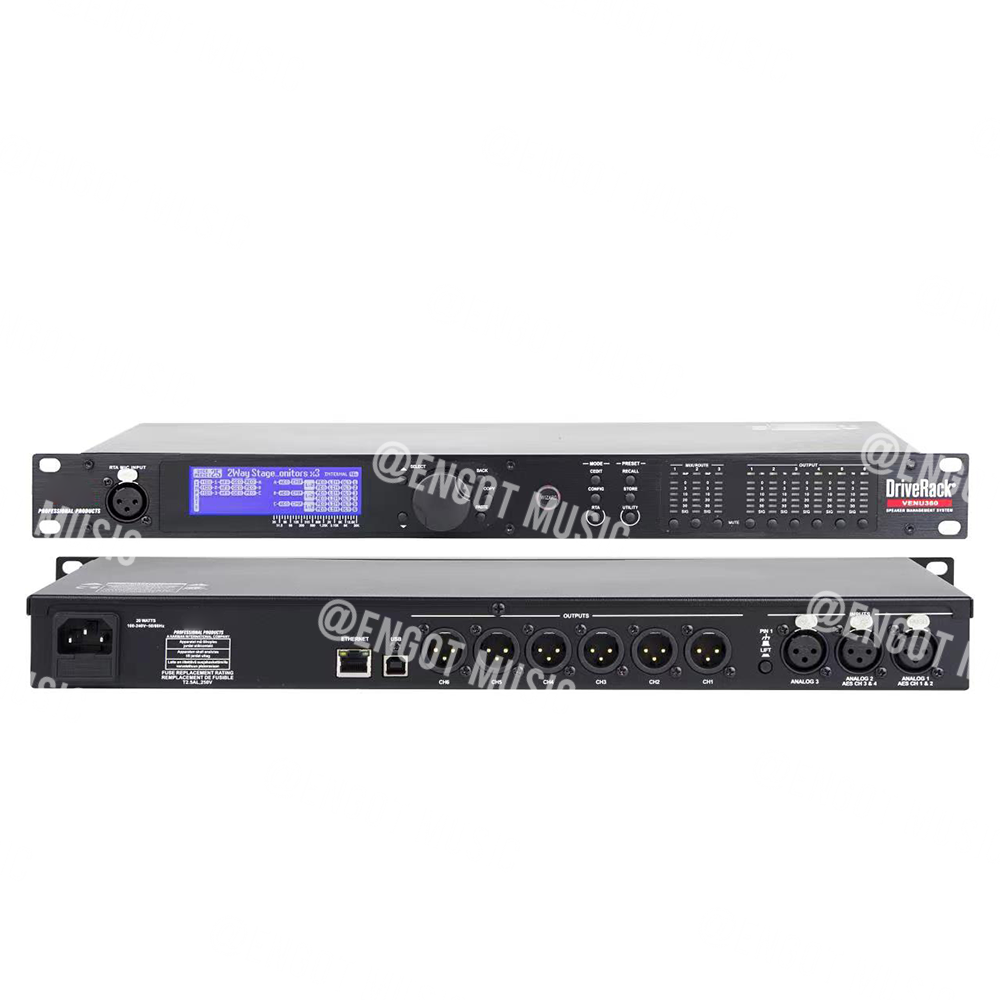 Dbx DriveRack VENU360 Karaoke Mixer Board - 3in6out DSP Processor
