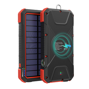 Nouveauté 2024 Meilleure vente <span class=keywords><strong>en</strong></span> <span class=keywords><strong>ligne</strong></span> Banque d'alimentation portable sans fil à charge solaire étanche 20000mAh Chargeurs solaires - Product Image 3