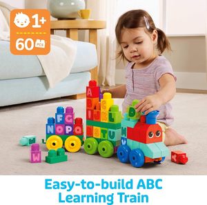 Tren de Aprendizaje del Alfabeto para Niños Pequeños, Bloques de Construcción, Juguete de Construcción para Mayores de <span class=keywords><strong>1</strong></span> Año, Bloques de Plástico, Desarrolla Habilidades Motoras Finas - Product Image 2