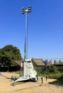 4x320W ánh sáng mặt trời tháp pin điện năng lượng mặt trời hệ thống năng lượng mặt trời tấm pin mặt trời thủy lực nâng mast - Product Image 2