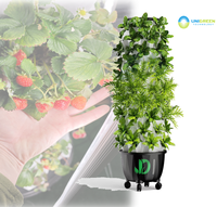 Meilleur système hydroponique pour débutants, système hydroponique vertical d'intérieur, système hydroponique à LED, système de culture en tour pour légumes