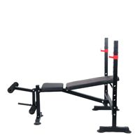 Banc de musculation pliable réglable en métal pour entraînement en intérieur, équipement de fitness multifonctionnel, banc de musculation avec capacité de 300 kg