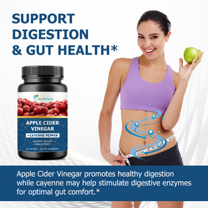 High Quality Apple Cider Vinegar Capsules Convenient Digestive Support and Healthy Gut Flora Diatery <b>Supplement</b> - Product Image 3