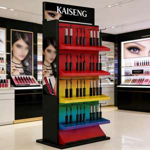 कारखाना लकड़ी कॉस्मेटिक डिस्प्ले कॉस्मेटिक डिस्प्ले गोंडोला मेकअप डिस्प्ले स्टैंड त्वचा को दुकान के लिए मस्करा डिस्प्ले स्टैंड प्रदर्शित करता है। - Product Image 4