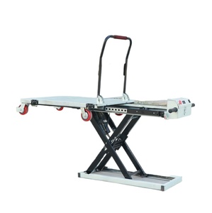 Gunting troli portabel tipe gunting pengangkat kecil Flatbed elektrik hidrolik pengangkat kargo penanganan artefak - Product Image 1