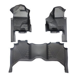 Alfombrillas de Coche 5D Personalizadas de Fábrica, de Goma TPE Ecológica, Impermeables y Antideslizantes, 3 Piezas para Modelos Dodge Ram (LHD) 2013-2018 - Product Image 4