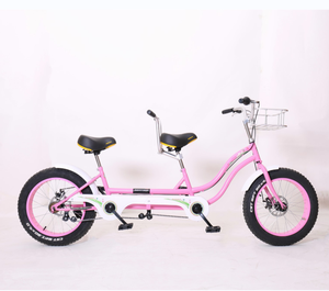 Nouveau style de vélo tandem pour deux personnes, vélo tandem fabriqué en usine, vélo double pour adultes, vélo électrique tandem - Product Image 3