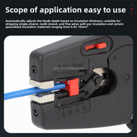 Pince à dénuder multifonctionnelle automatique auto-ajustable type bec d'aigle, coupe-fils pour électricien, outil manuel