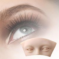 KyrenMed Planche d'entraînement 3D en silicone pour maquillage, piercing, tatouage des sourcils et greffe de cils