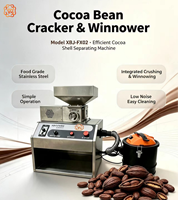 TUORONG Petites machines de traitement du cacao faciles à utiliser, machine à décortiquer, à casser et à écaler les fèves de cacao, trieuse pour fèves de cacao