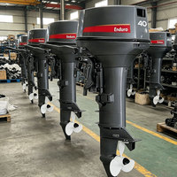 Moteur hors-bord sportif E40GMH 40 CV à deux temps avec coque en PVC/aluminium pour le surf en eaux océaniques en Afrique et en Asie du Sud-Est