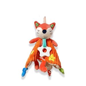 Juguetes para bebés de 0 a 1 años, toalla cómoda, muñeca para dormir, se puede introducir, muñeca cómoda, sonajero de juguete para bebés - Product Image 1