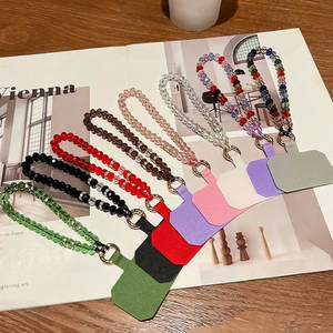 Cordon personnalisé pour téléphone portable avec attache, bracelet de poignet perlé en cristal pour téléphone mobile - Product Image 3