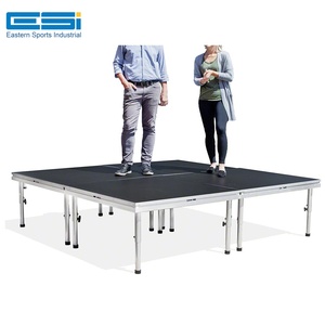 ESI Plataforma de escenario portátil de 4 Patas Pantallas de armazón de marco de aluminio plegables Pantallas de exposición resistentes y elegantes - Product Image 4