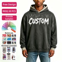 Sudadera con Capucha para Hombre, Personalizada, 420 g/m², 100% Algodón, Diseño Gráfico Estampado, Corte Ajustado
