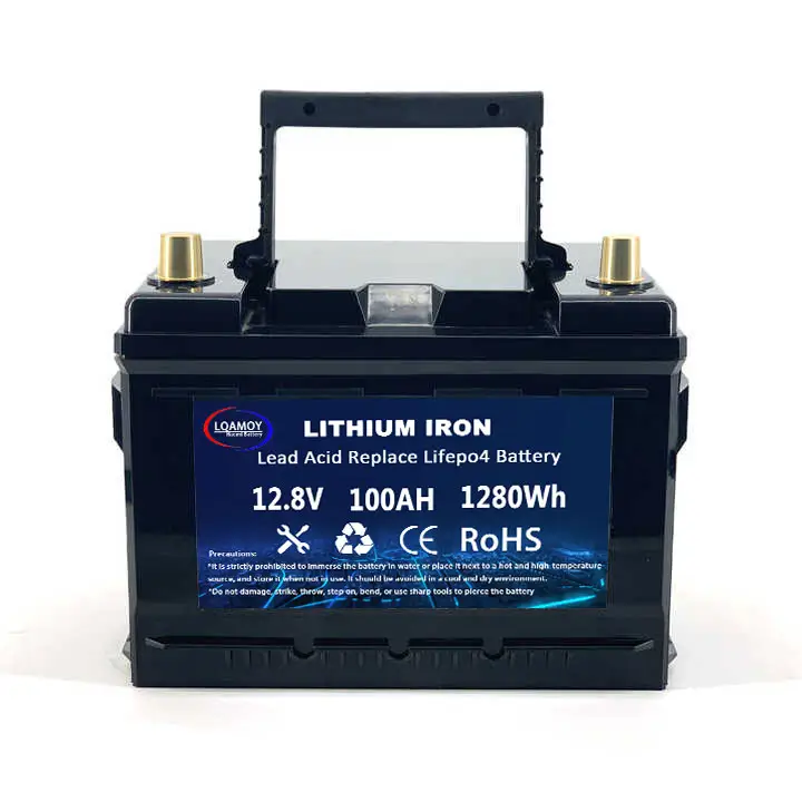 リチウム12.8v 100ah鉛蓄電池メンテナンスフリー自動車始動電池