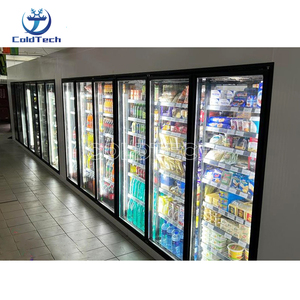 Caja de refrigeración para refrigerador Walk-In Combo de enfriador y congelador Enfriador para caminar con puertas de vidrio - Product Image 3