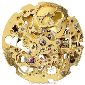 Reloj Furitime Chatelaines con movimiento Miyota 8N24 automático en oro/plata - Product Image 2