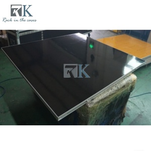 Premium Portable Dual Finish Shiny Matte Black square Dance Floor - Product Image 3