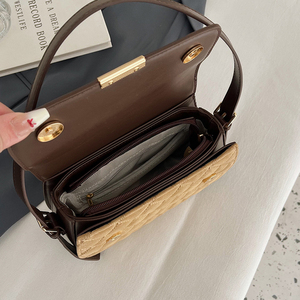 Sac messager pour femme en PU de haute qualité. La doublure intérieure est en polyester. Il convient à un usage quotidien.2217 - Product Image 2