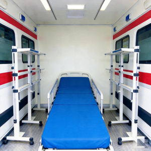 <span class=keywords><strong>Camion</strong></span> <span class=keywords><strong>ambulance</strong></span> de pompiers diesel 4x2 sur mesure, neuf, robuste, avec échelle aérienne et réservoir d'eau pour la lutte contre les incendies urbains - Product Image 4