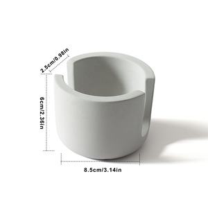 Portaspugna in ceramica di marca personalizzato portaspugna in diatomite ecologico assorbente - Product Image 2