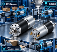 Ensemble d'entraînement de machine d'emballage PG32GR avec moteur à courant continu à balais et engrenage planétaire pour mécanisme d'alimentation par convoyeur