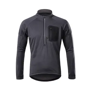 Mountain Bike Jacket Cheap Price Custom Full Zip Pockets Long Sleeve Winter Waterproof Cycling Jacket