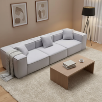 YY03 #   Canapé modulaire de luxe moderne à deux ou trois places, housse de canapé en tissu à compression sous vide, appartement, salon, hôtel