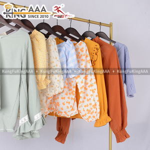 Camicetta Estiva da Donna KingAAA all'Ingrosso, Qualità KingAAA, 90% Cotone, Manica Corta, Elegante per Uso Quotidiano, <span class=keywords><strong>Abbigliamento</strong></span> Usato - Product Image 5